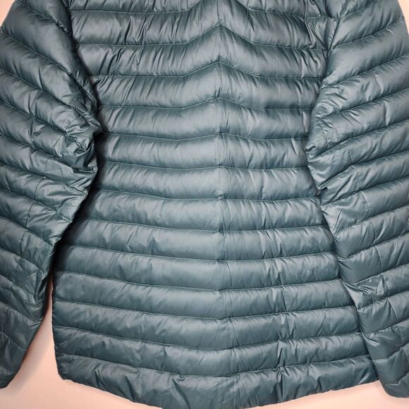 Helly Hansen Verglas Down Puffer Jacket Womens Large Green Gorpcore Ski Hiking - Picture 6 of 15